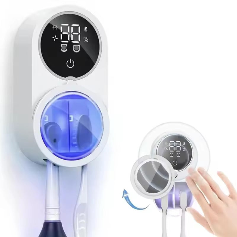 CleanBrush™ [人気ランキング1位]歯ブラシ除菌器 自動] 「見えない菌から家族の健康を守る。」